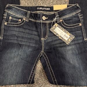 Maurices Women's Straight Fit Slim Boot Cut Jeans